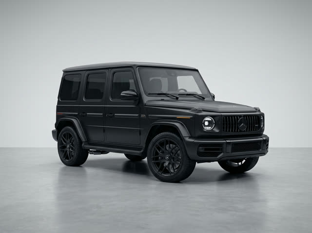 Matte black SUV — a car you can pick for your Unforgettable car trend video